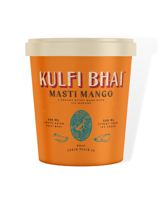 Kulfi Bhai Masti Mango-South Asian Dessert-Street Food Ice Cream - 500ml