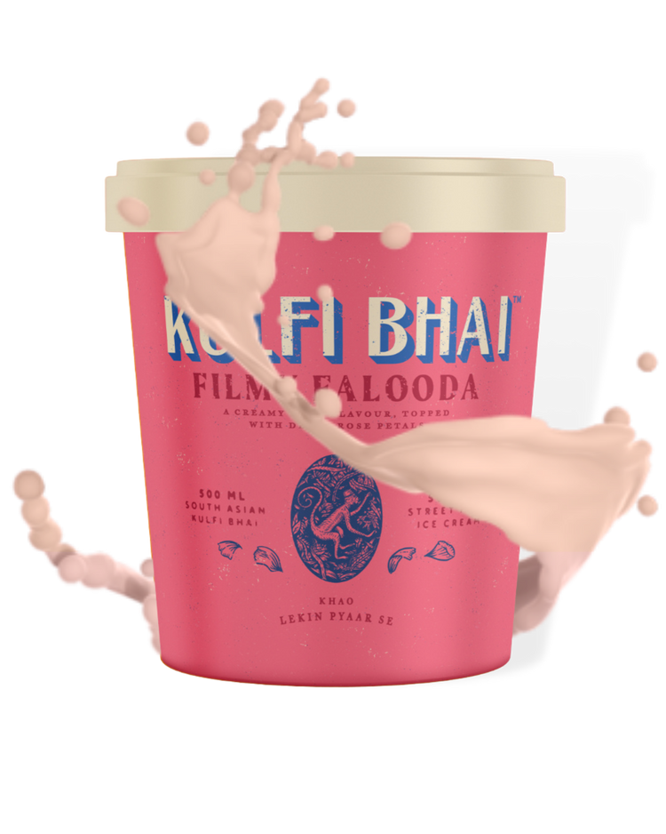 Kulfi Bhai Filmy Falooda - Street food ice cream - South Asian Dessert 